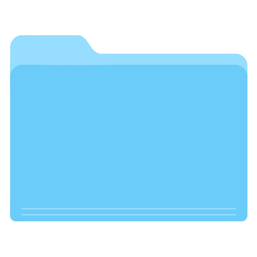 blue folder icon mac